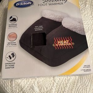 Dr. Scholls foot warmer and massager.
